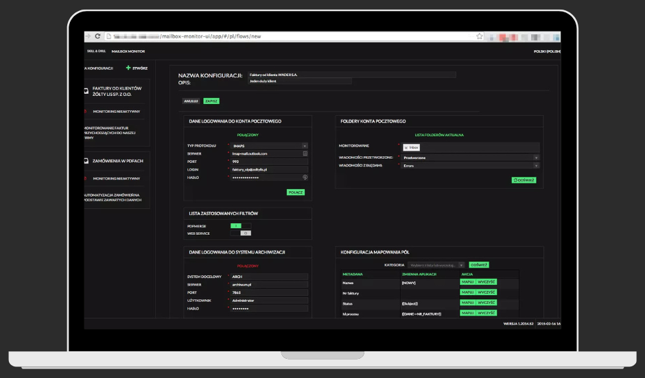 Software de procesamiento y archivo de facturas